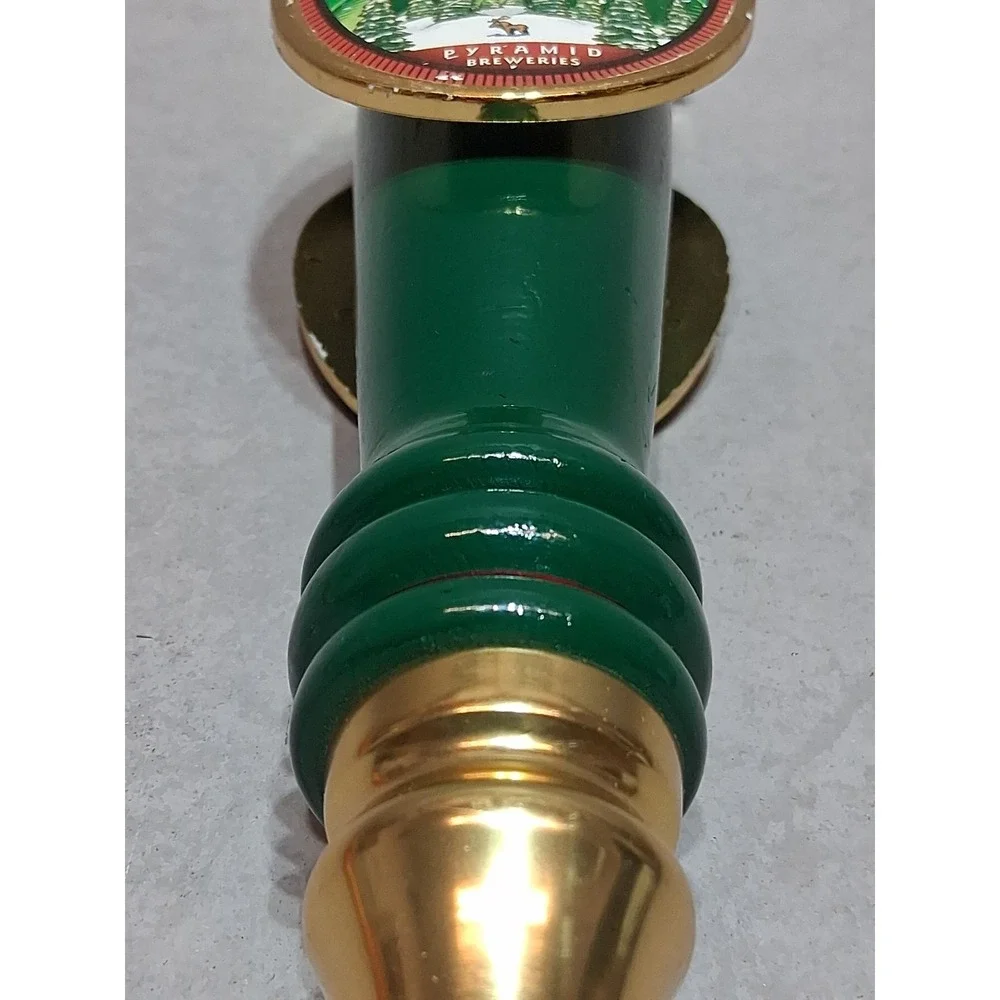 VTG Pyramid Snow Cap Ale Beer Tap Wood Handle Hart Brewing Seattle Kalama WA Bar